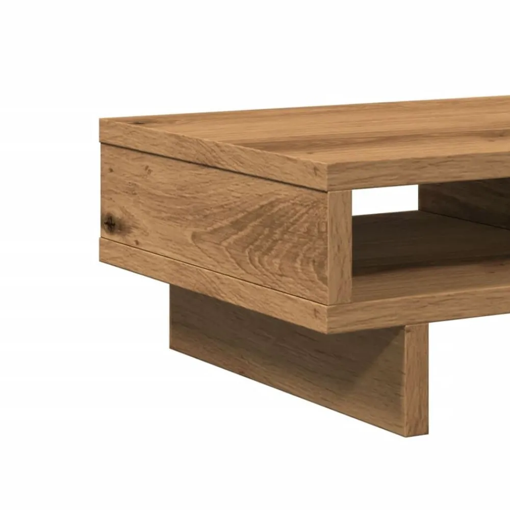 vidaXL Soporte de pantalla madera ingeniería Sonoma 50x27x15 cm Roble Online