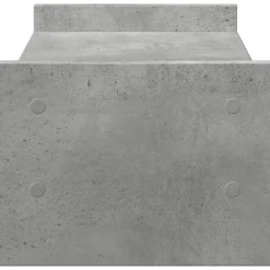 vidaXL Soporte de pantalla madera ingeniería gris hormigón 50x27x20 cm Gris hormig&oacute;n Sale