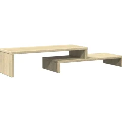 vidaXL Electrónica-Soporte de pantalla madera ingeniería 54x22x15 cm