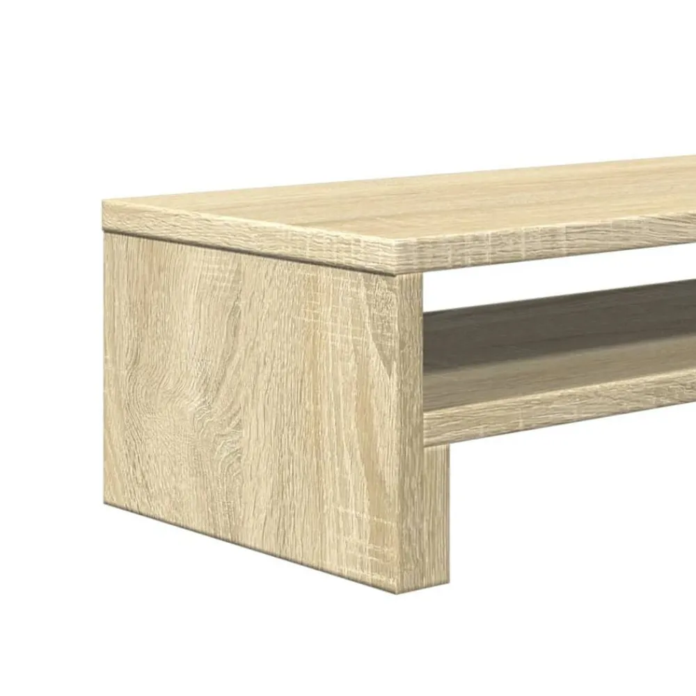 vidaXL Electrónica-Soporte de pantalla madera ingeniería 54x22x15 cm