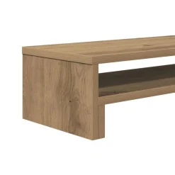 vidaXL Electrónica-Soporte de pantalla madera ingeniería roble Sonoma 54x22x15 cm