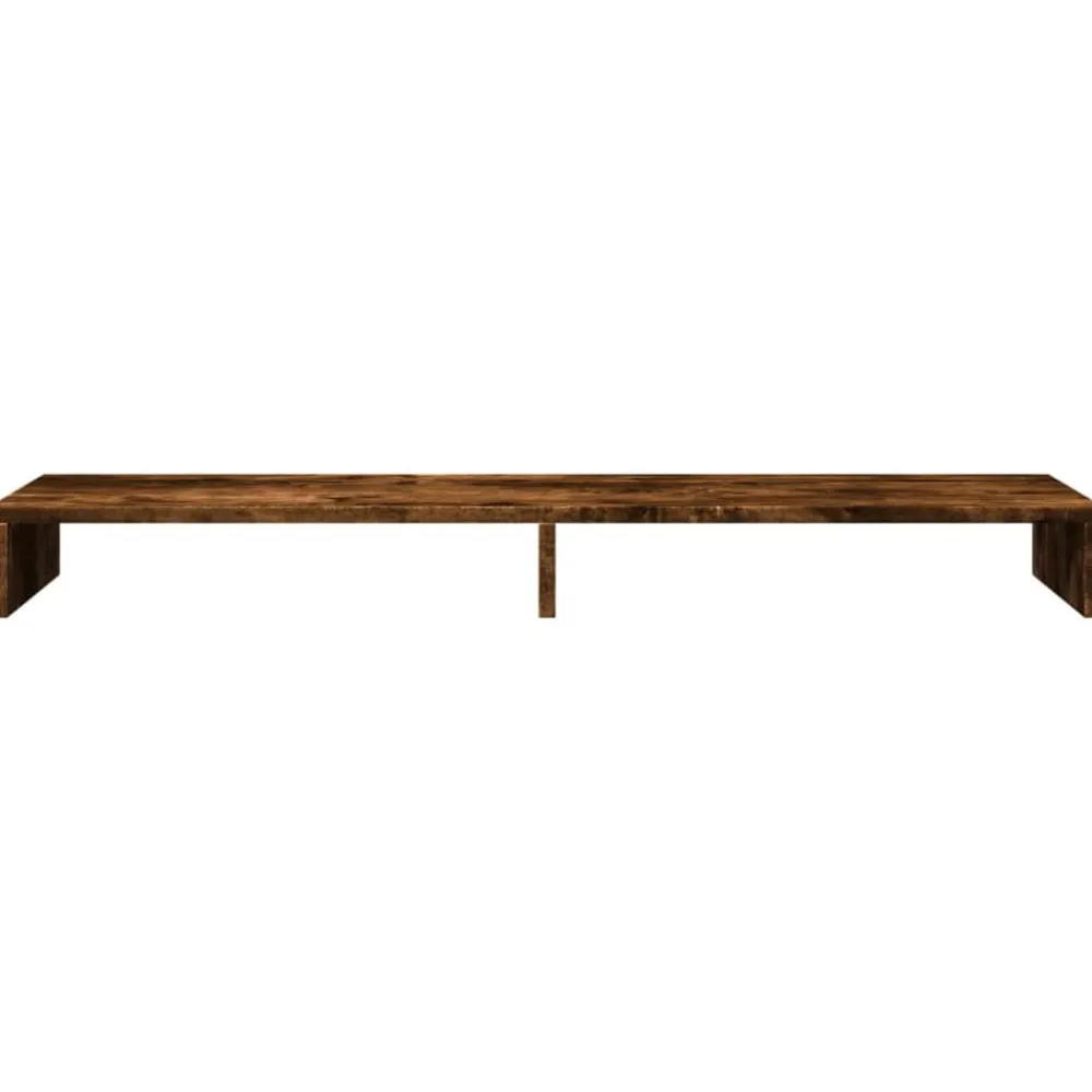 vidaXL Electrónica-Soporte de pantalla madera ingeniería 100x27x10cm
