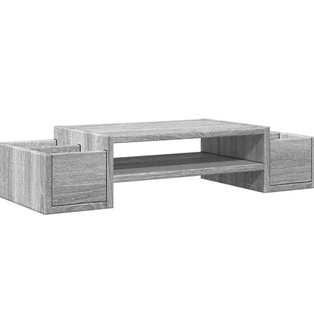 vidaXL Electrónica-Soporte de pantalla con almacenaje 70x27x15 cm