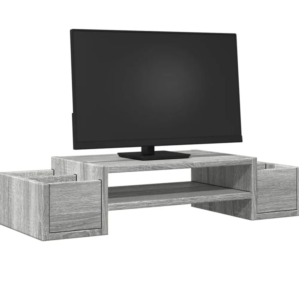 vidaXL Electrónica-Soporte de pantalla con almacenaje 70x27x15 cm