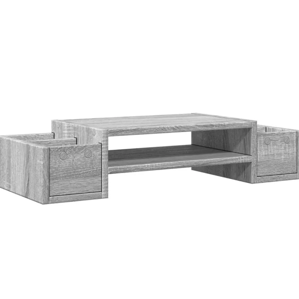 vidaXL Electrónica-Soporte de pantalla con almacenaje 70x27x15 cm