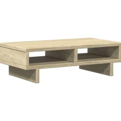 vidaXL Electrónica-Soporte de pantalla madera ingeniería 50x27x15cm