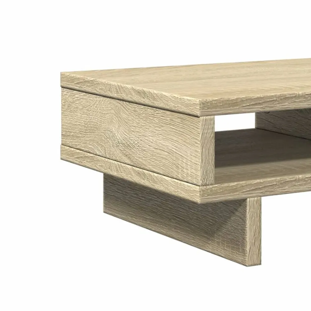 vidaXL Electrónica-Soporte de pantalla madera ingeniería 50x27x15cm