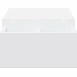 vidaXL Soporte de pantalla con almacenaje madera 70x27x15 cm Blanco Best