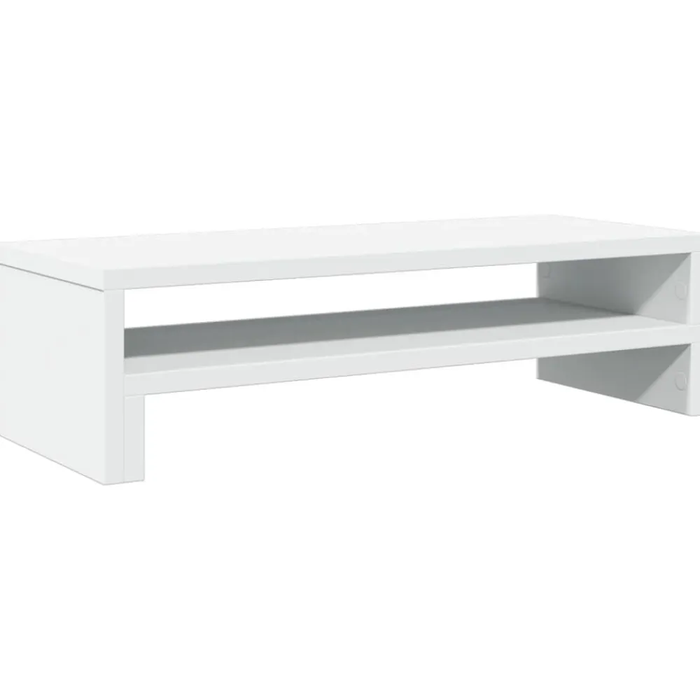 vidaXL Electrónica-Soporte de pantalla madera de ingeniería 54x22x15 cm