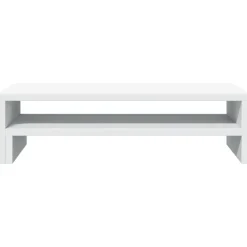 vidaXL Electrónica-Soporte de pantalla madera de ingeniería 54x22x15 cm