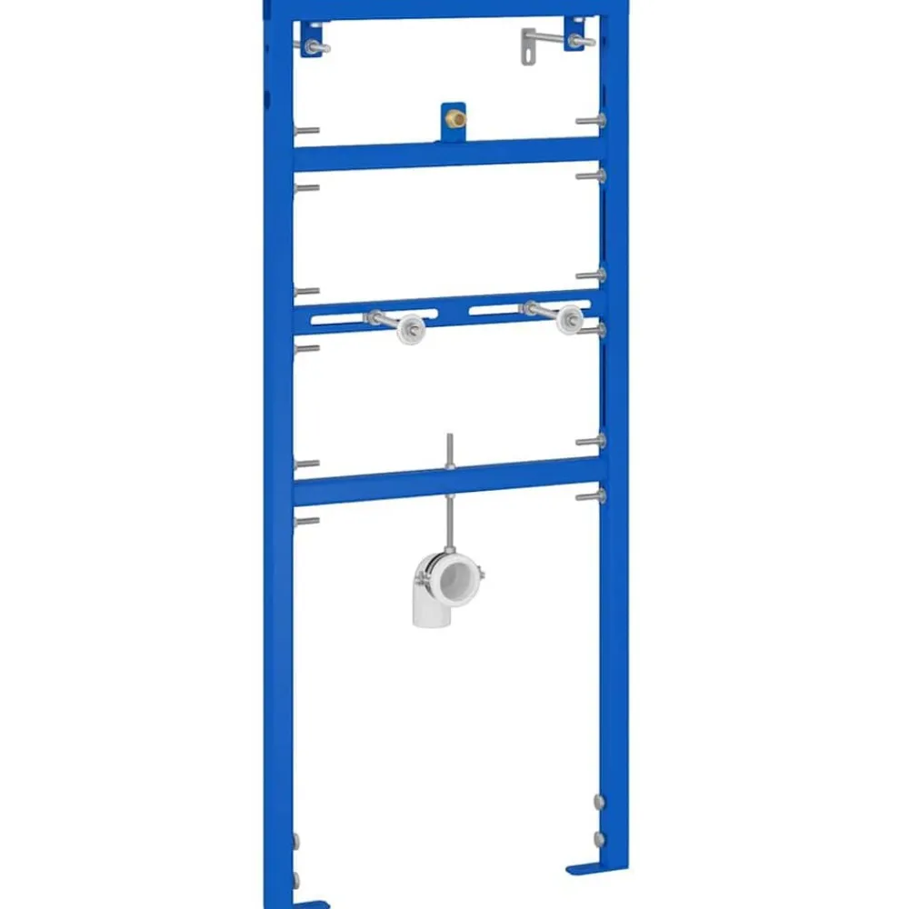 vidaXL Soporte de pared de baño Manual Azul 50 x 3 x 112 cm Best