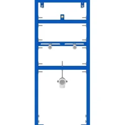 vidaXL Soporte de pared de baño Manual Azul 50 x 3 x 112 cm Best