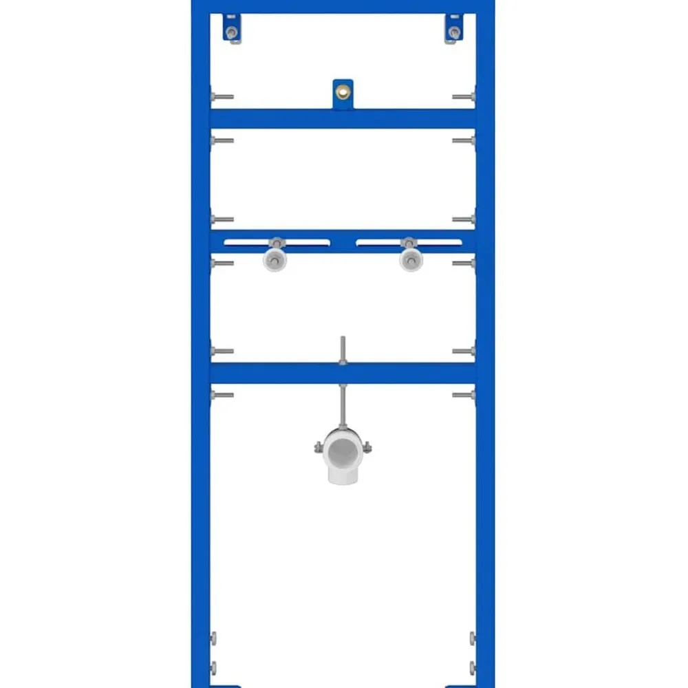 vidaXL Soporte de pared de baño Manual Azul 50 x 3 x 112 cm Best