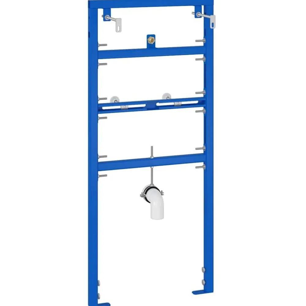 vidaXL Soporte de pared de baño Manual Azul 50 x 3 x 112 cm Best