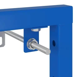 vidaXL Soporte de pared de baño Manual Azul 50 x 3 x 112 cm Best