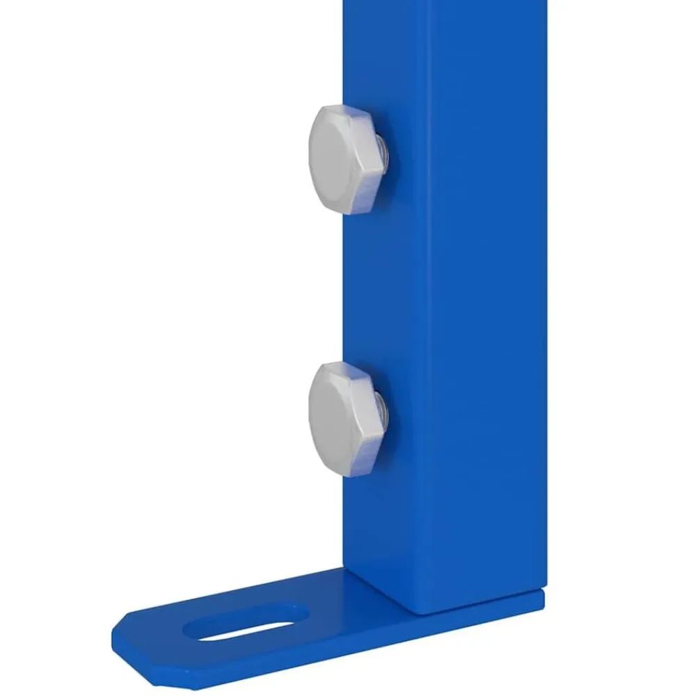 vidaXL Soporte de pared de baño Manual Azul 50 x 3 x 112 cm Best