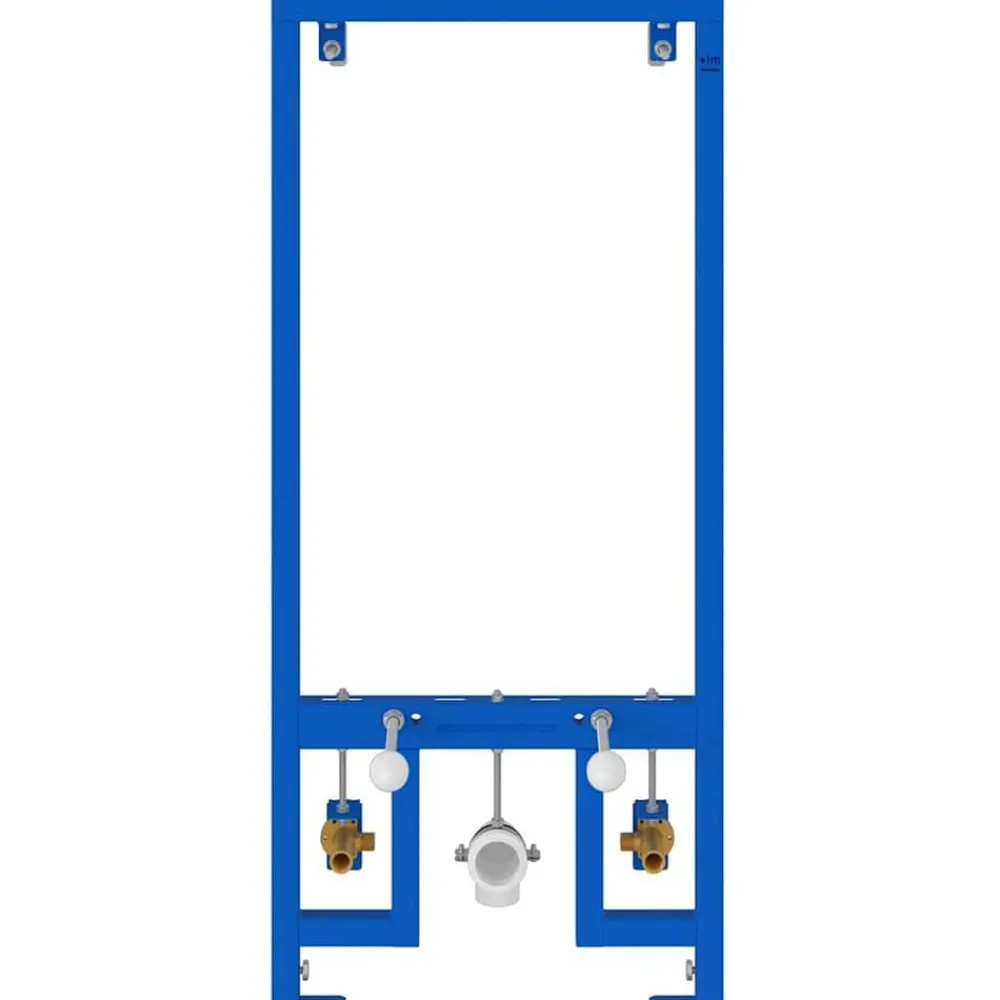 vidaXL Accesorios Para El Baño-Soporte de pared de baño Manual Azul 50 x 3 x 112 cm