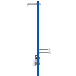 vidaXL Accesorios Para El Baño-Soporte de pared de baño Manual Azul 50 x 3 x 112 cm