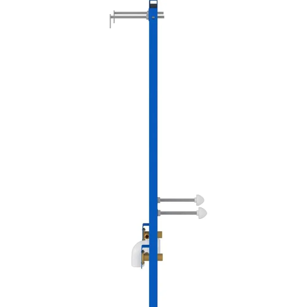 vidaXL Accesorios Para El Baño-Soporte de pared de baño Manual Azul 50 x 3 x 112 cm