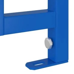 vidaXL Accesorios Para El Baño-Soporte de pared de baño Manual Azul 50 x 3 x 112 cm