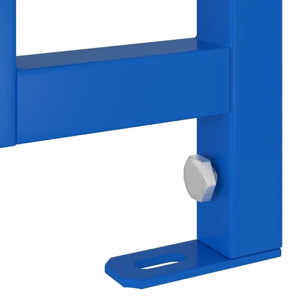 vidaXL Accesorios Para El Baño-Soporte de pared de baño Manual Azul 50 x 3 x 112 cm