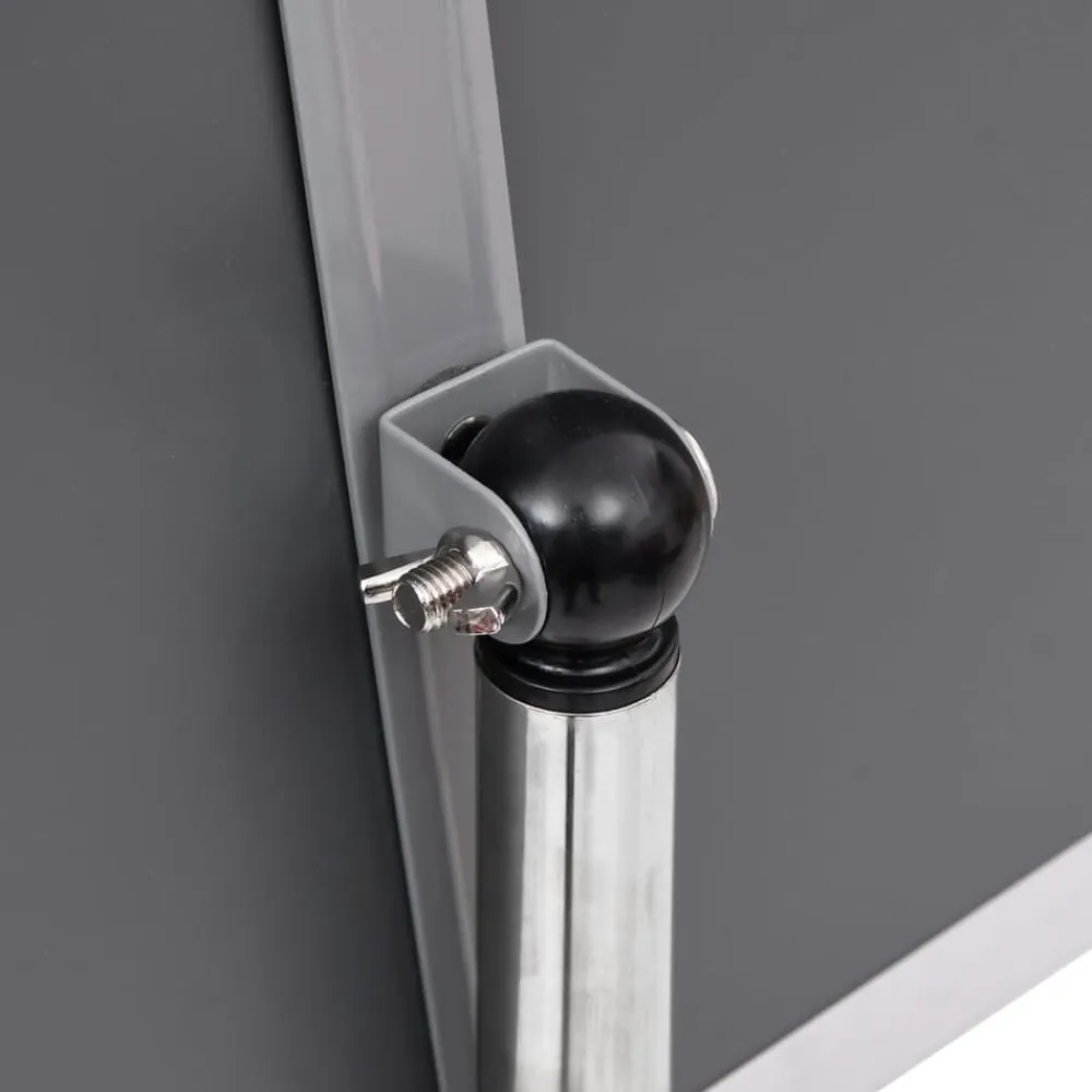 vidaXL Soporte de pie para carteles A3 aleación de aluminio Plateado Online