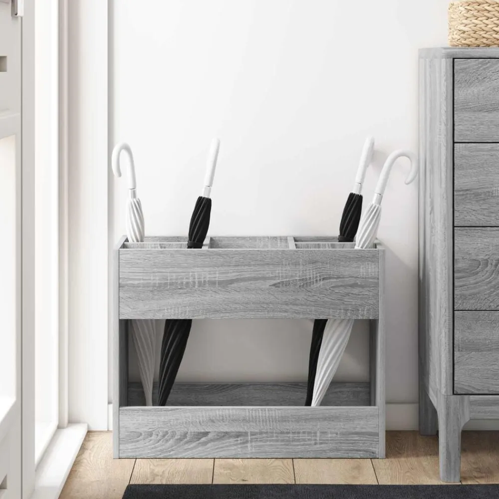 vidaXL Soporte de Sombrilla 65 x 24 x 50 cm Gris sonoma Sale