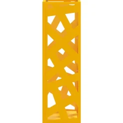 vidaXL Soporte de Sombrilla Mostaza 15,5 x 15,5 x 49 cm Metal Amarillo mostaza Sale