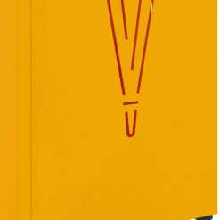 vidaXL Soporte de Sombrilla Mostaza 15,5 x 15,5 x 49 cm Metal Amarillo mostaza Sale