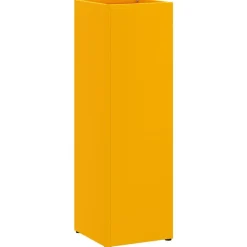 vidaXL Productos Del Hogar-Soporte de Sombrilla Mostaza 15,5 x 15,5 x 49 cm Metal