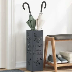 vidaXL Productos Del Hogar-Soporte de Sombrilla 15,5 x 15,5 x 49 cm Metal