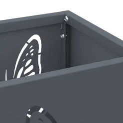 vidaXL Productos Del Hogar-Soporte de Sombrilla 15,5 x 15,5 x 49 cm Metal