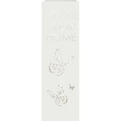 vidaXL Soporte de Sombrilla 15,5 x 15,5 x 49 cm Metal White Best