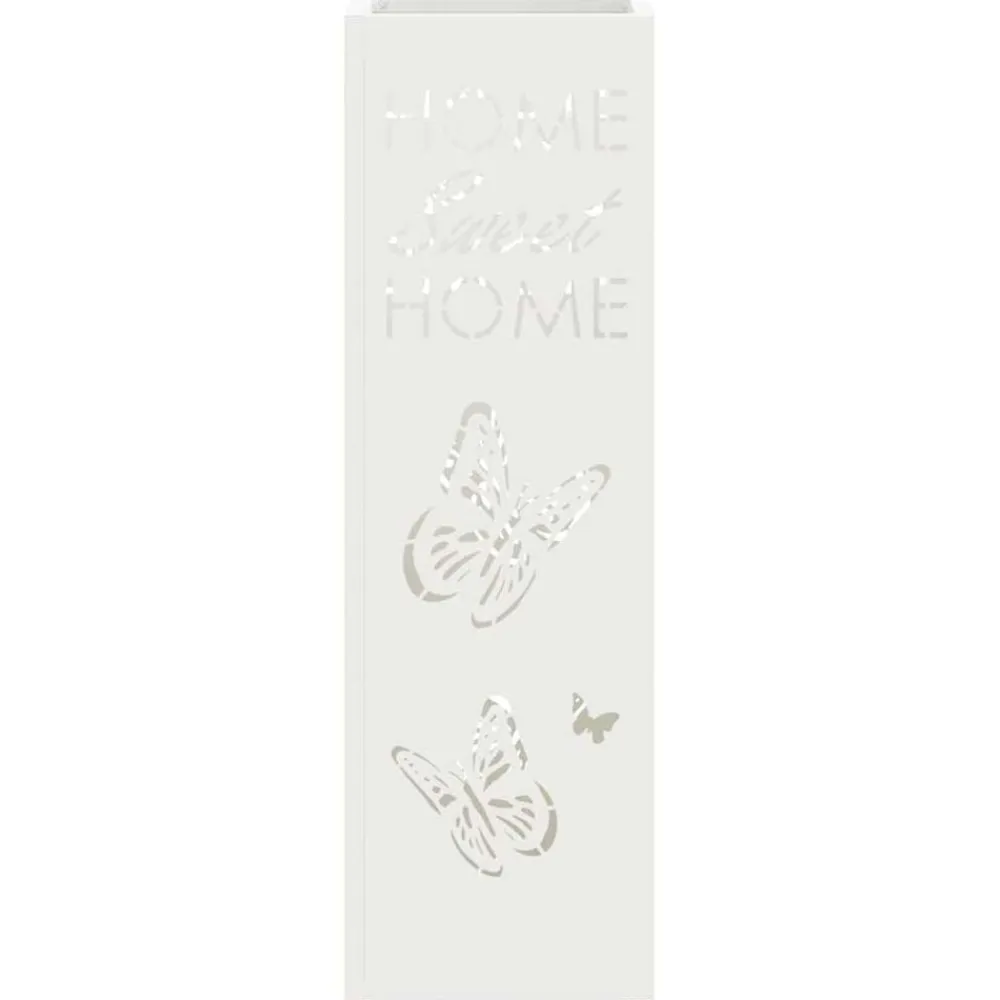 vidaXL Soporte de Sombrilla 15,5 x 15,5 x 49 cm Metal White Best