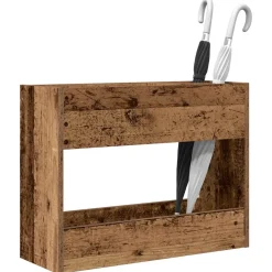 vidaXL Soporte de Sombrilla Madera vieja 65 x 24 x 50 cm Madera envejecida Hot