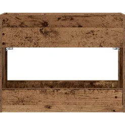 vidaXL Soporte de Sombrilla Madera vieja 65 x 24 x 50 cm Madera envejecida Hot