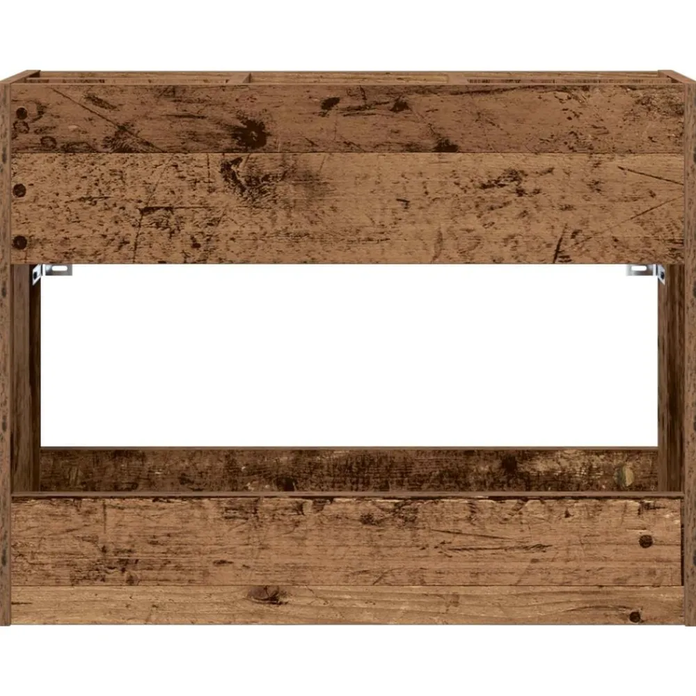vidaXL Soporte de Sombrilla Madera vieja 65 x 24 x 50 cm Madera envejecida Hot