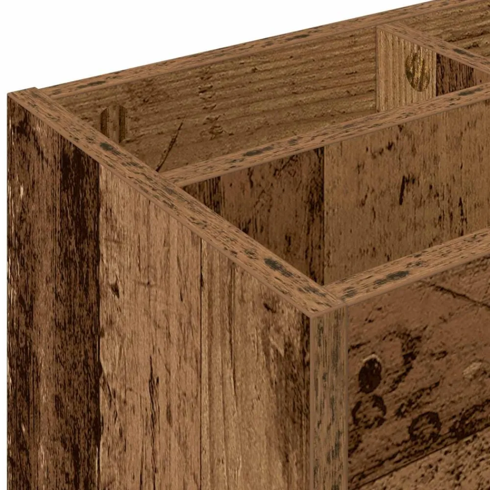 vidaXL Soporte de Sombrilla Madera vieja 65 x 24 x 50 cm Madera envejecida Hot