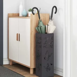 vidaXL Productos Del Hogar-Soporte de Sombrilla 15,5 x 15,5 x 49 cm Metal