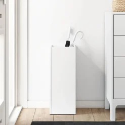 vidaXL Soporte de Sombrilla 25 x 24,5 x 64 cm Madera de ingeniería White