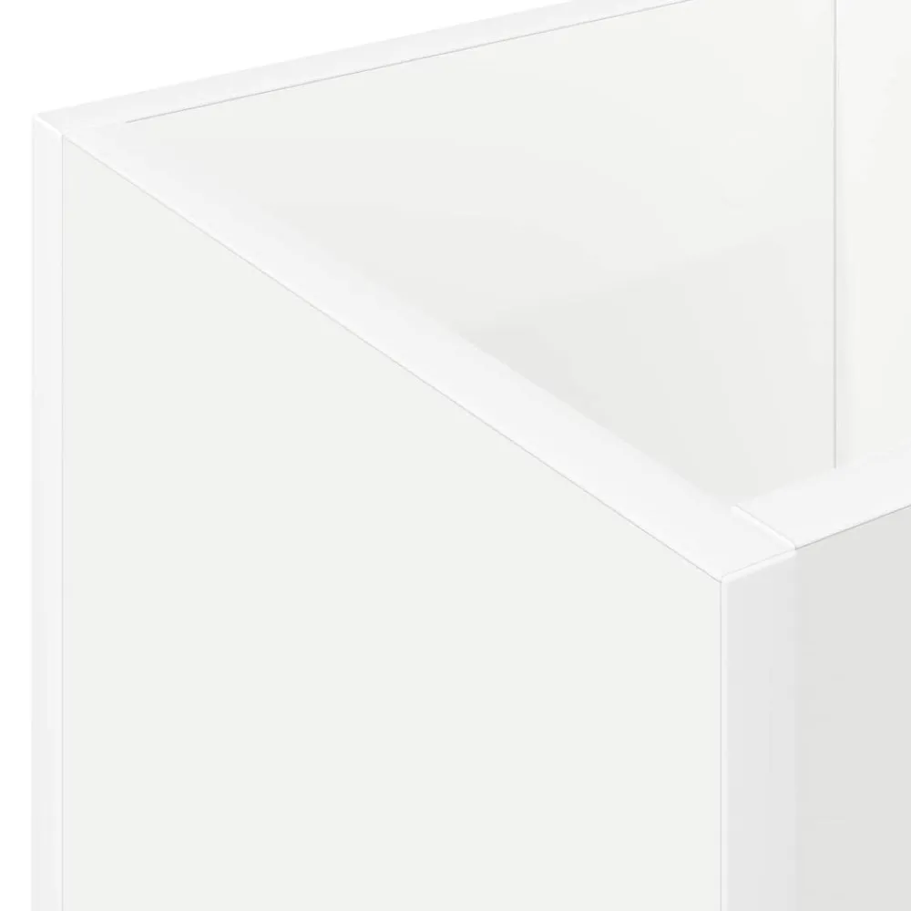 vidaXL Soporte de Sombrilla 25 x 24,5 x 64 cm Madera de ingeniería White