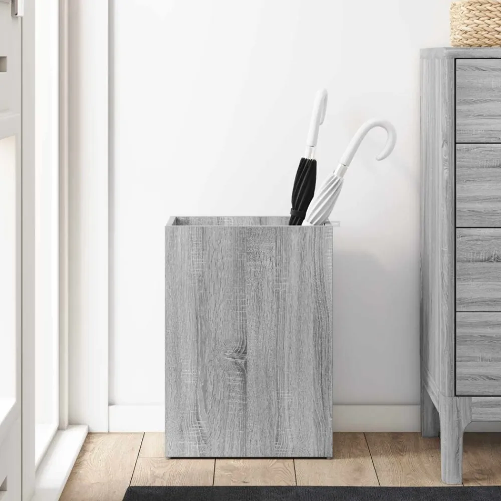 vidaXL Soporte de Sombrilla 40 x 20 x 55,5 cm Gris sonoma Best