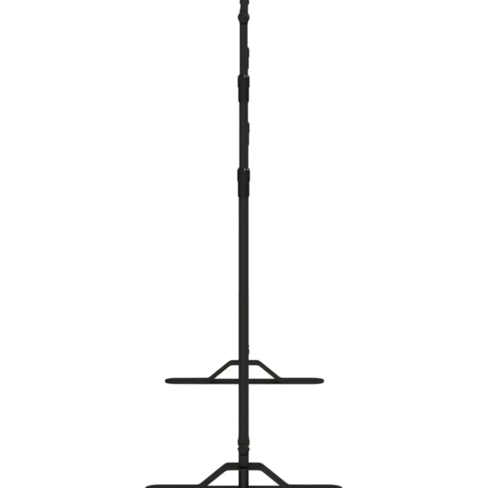 vidaXL Soporte de telón de fondo acero negro 254x243 cm Outlet