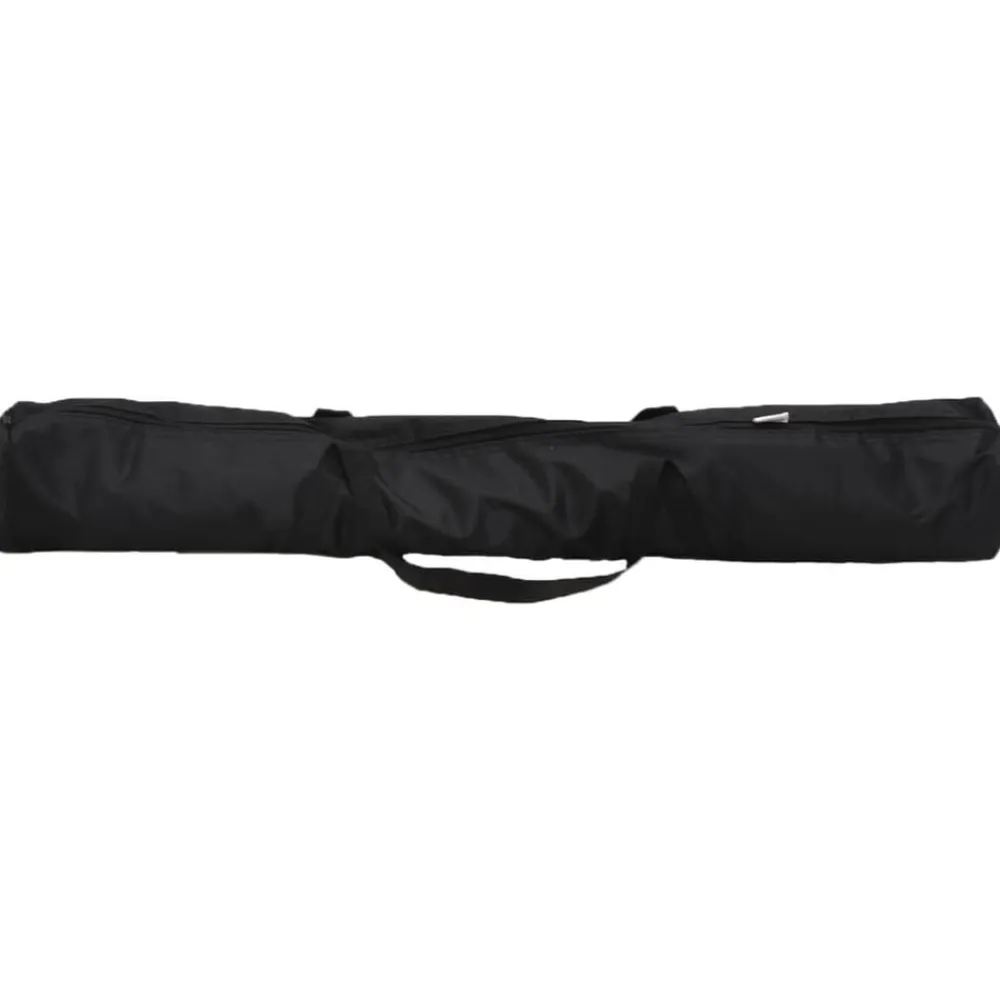 vidaXL Soporte de telón de fondo acero negro 254x243 cm Outlet