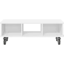 vidaXL Soporte de TV 100 x 35 x 35 cm Madera de ingeniería White Sale