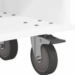 vidaXL Soporte de TV 100 x 35 x 35 cm Madera de ingeniería White Sale