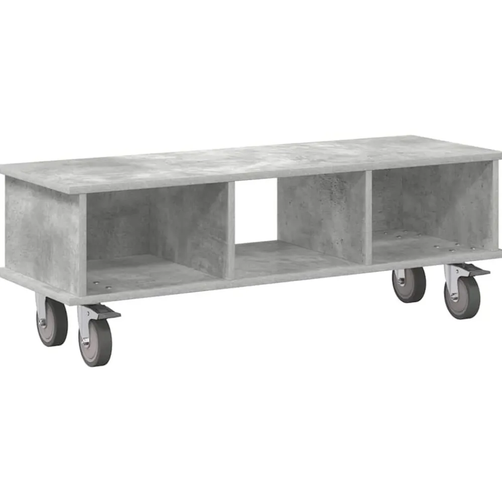 vidaXL Soporte de TV Gris Concreto 100 x 35 x 35 cm Gris hormigón Hot