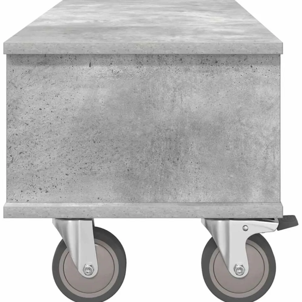 vidaXL Soporte de TV Gris Concreto 100 x 35 x 35 cm Gris hormigón Hot