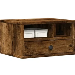 vidaXL Electrónica-Soporte impresora madera ingeniería 40x32x22,5 cm