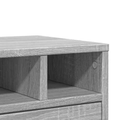 vidaXL Electrónica-Soporte impresora madera ingeniería 40x32x22,5 cm